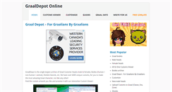 Desktop Screenshot of graaldepot.com