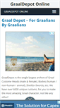 Mobile Screenshot of graaldepot.com